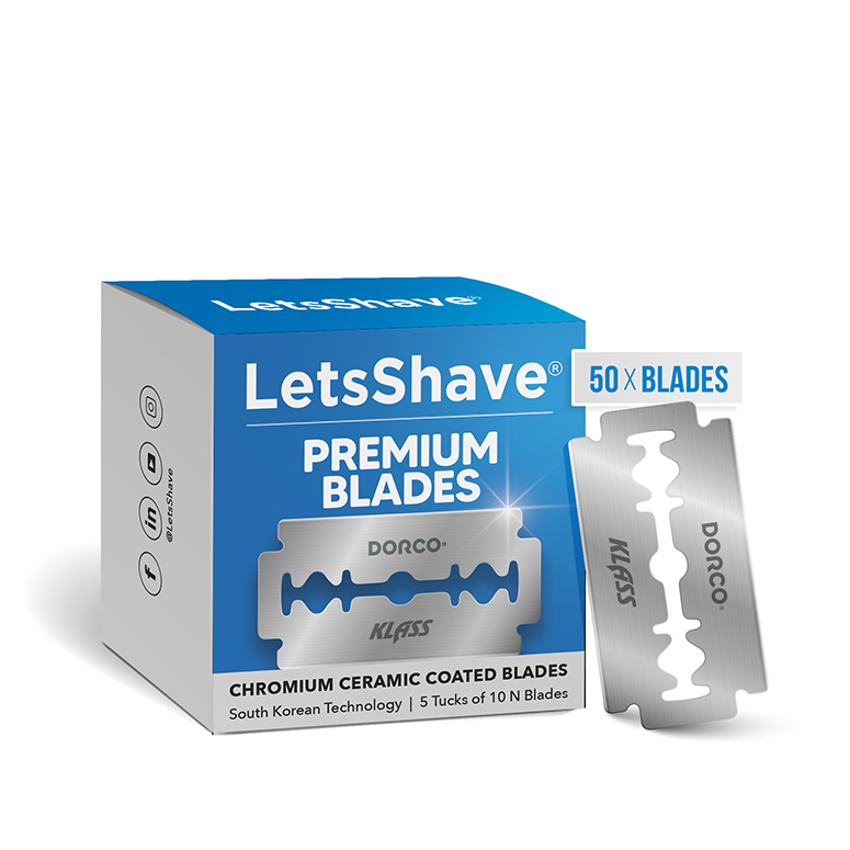 Premium Blades – 50 Double Edge Razor Blades