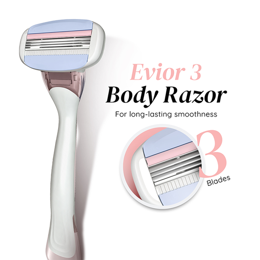 Evior 3 Sensitive Razor Value Set – 1 Handle + 2 Blades