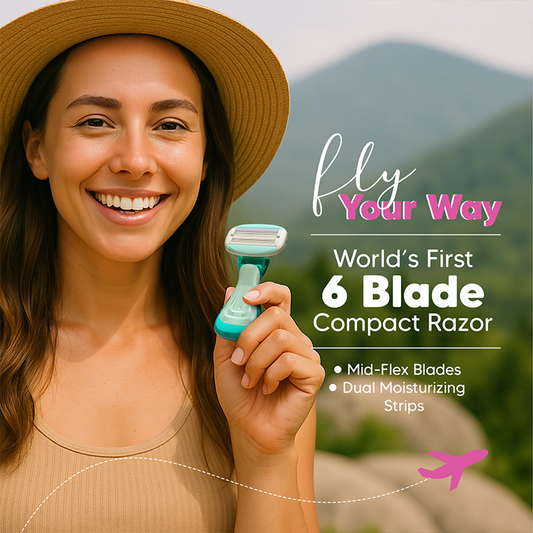 Evior Flyyy Razor Value Set – 1 Handle + 4 Blades