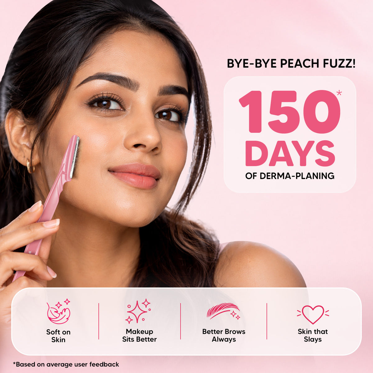 Smooth, Flawless Skin Made Easy | Evior Face Razors Pack of 3 for Gentle & Precise Hair Removal