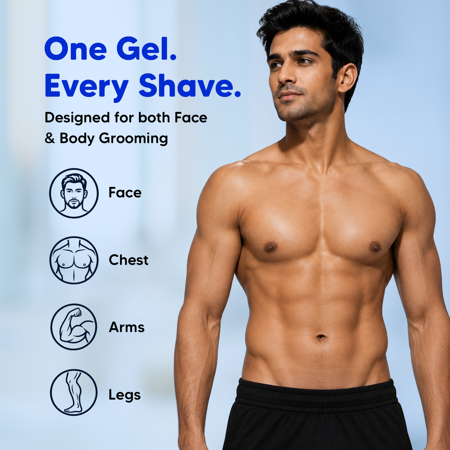 Foaming Shave Gel & Cooling After Shave Lotion Combo for Men – Shaving & Post-Shave Care