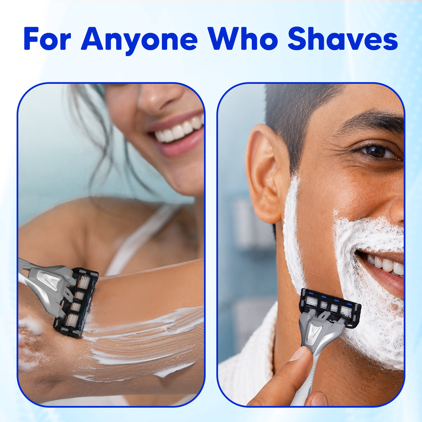 Foaming Shave Gel & Cooling After Shave Lotion Combo for Men – Shaving & Post-Shave Care