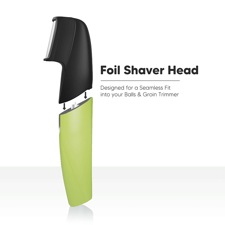 LetsShave Foil Shaver & T Shaped Replacement Head Combo
