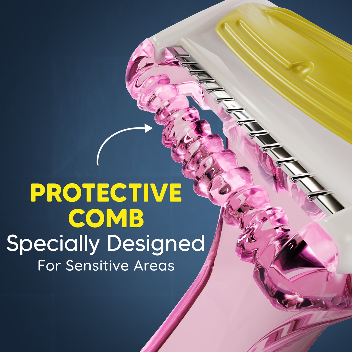 Body & Intimate Trimmer for Men – Use & Throw Razor | Pack of 3 + Free Balls Balm