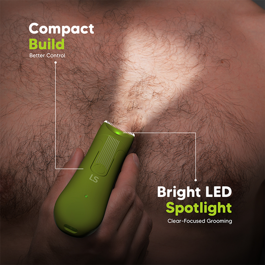 Balls & Body Trimmer Plus | Smooth & Skin-Safe Grooming with Free Balls & Bum Balm