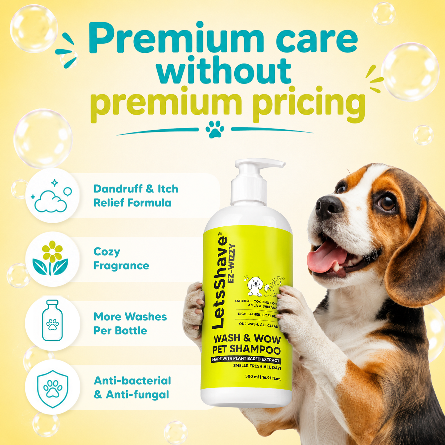 EZ-WIZZY Pet Trimmer Pro + FREE Pet Shampoo | Stress-Free Grooming for Happy Pets & Loving Owners
