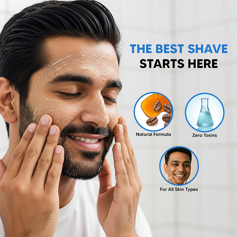 Skincare Essentials Combo – Evior Body Lotion + Pre Shave Scrub