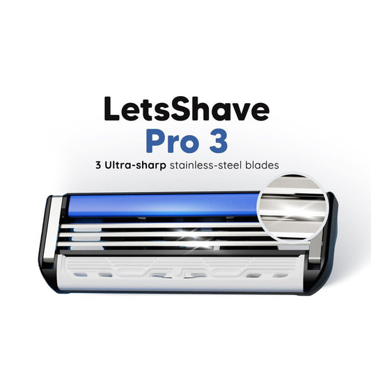 Pro 6 Advance Razor Blades – Pack of 12 Cartridges with Precision Back Blade