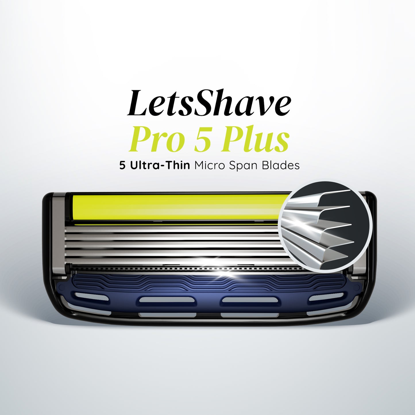 Pro 5 Razor for Men | World's First Curved 5 Blade Razor | 1 Handle + 1 Cartridge + FREE Razor Cap
