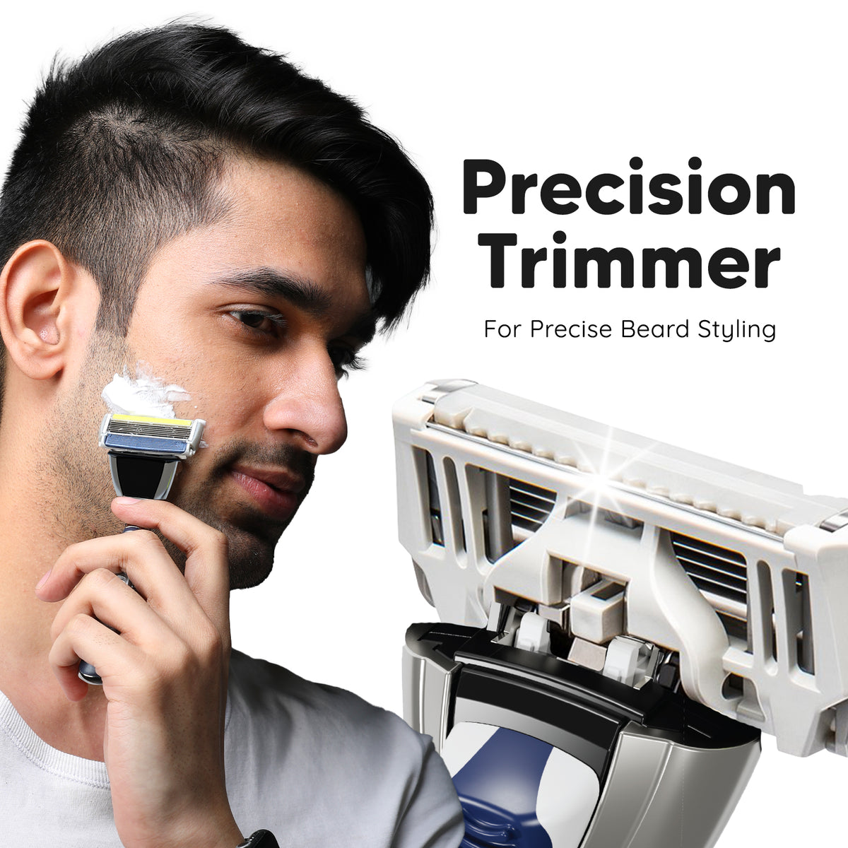 Pro 6 Plus 1-Year Shaving Kit for Men | Handle + 12 Blades