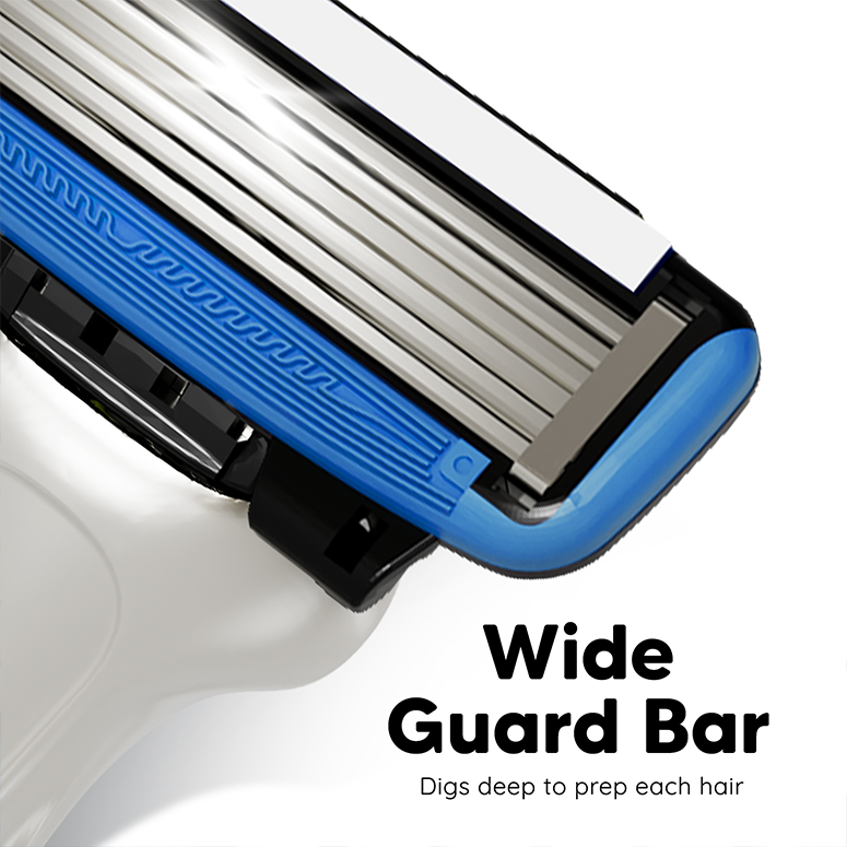 6 Months of Shaving Kit for Men – Website Exclusive | Razor + 6 Cartridges + Foaming Shave Gel + Razor Cap
