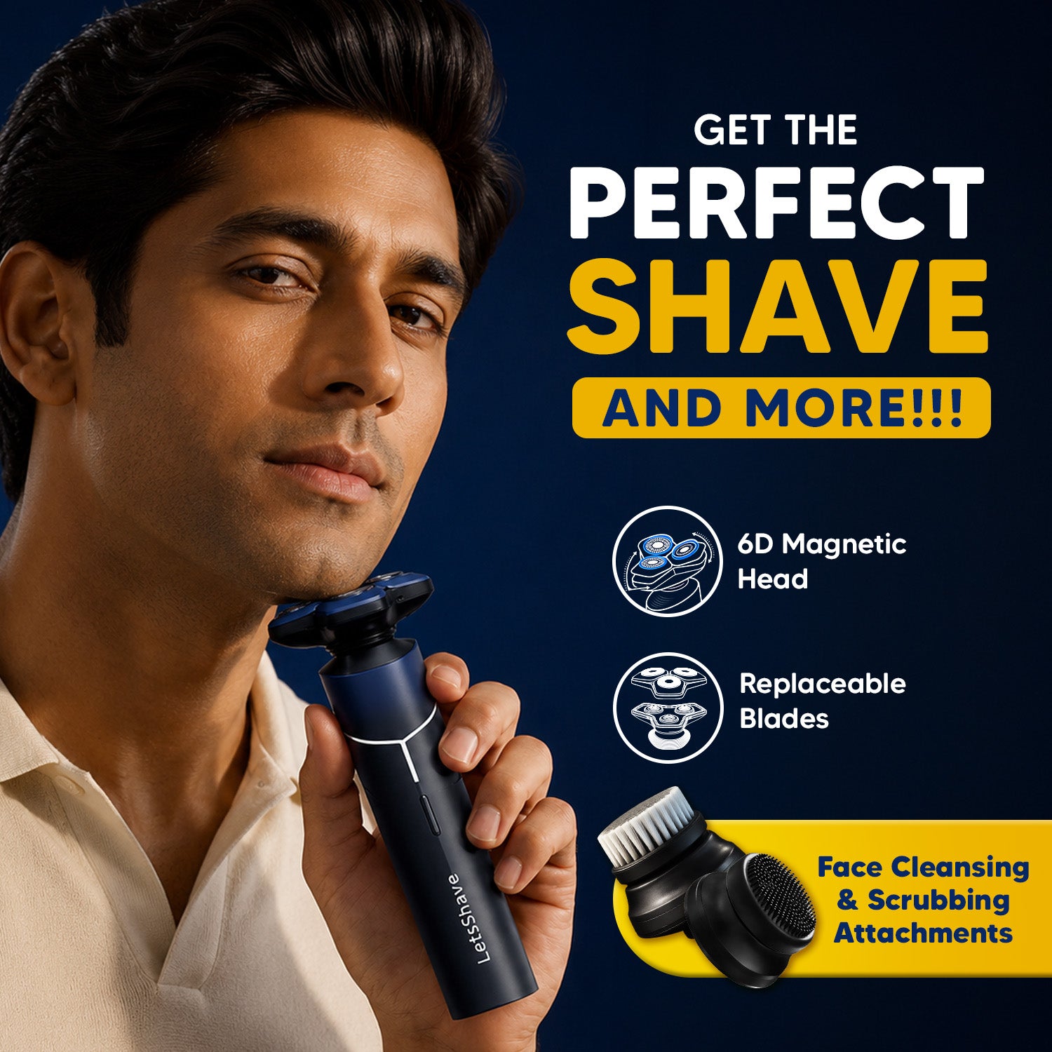 360 Pro Electric Shaver Premium Grooming Gift Kit for Men