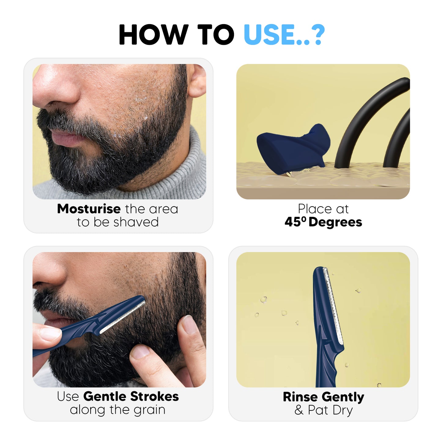 Precision Grooming, Made Easy | Pro Styler Razors Pack of 3 with Mini Shave Gel for Clean, Sharp Styling