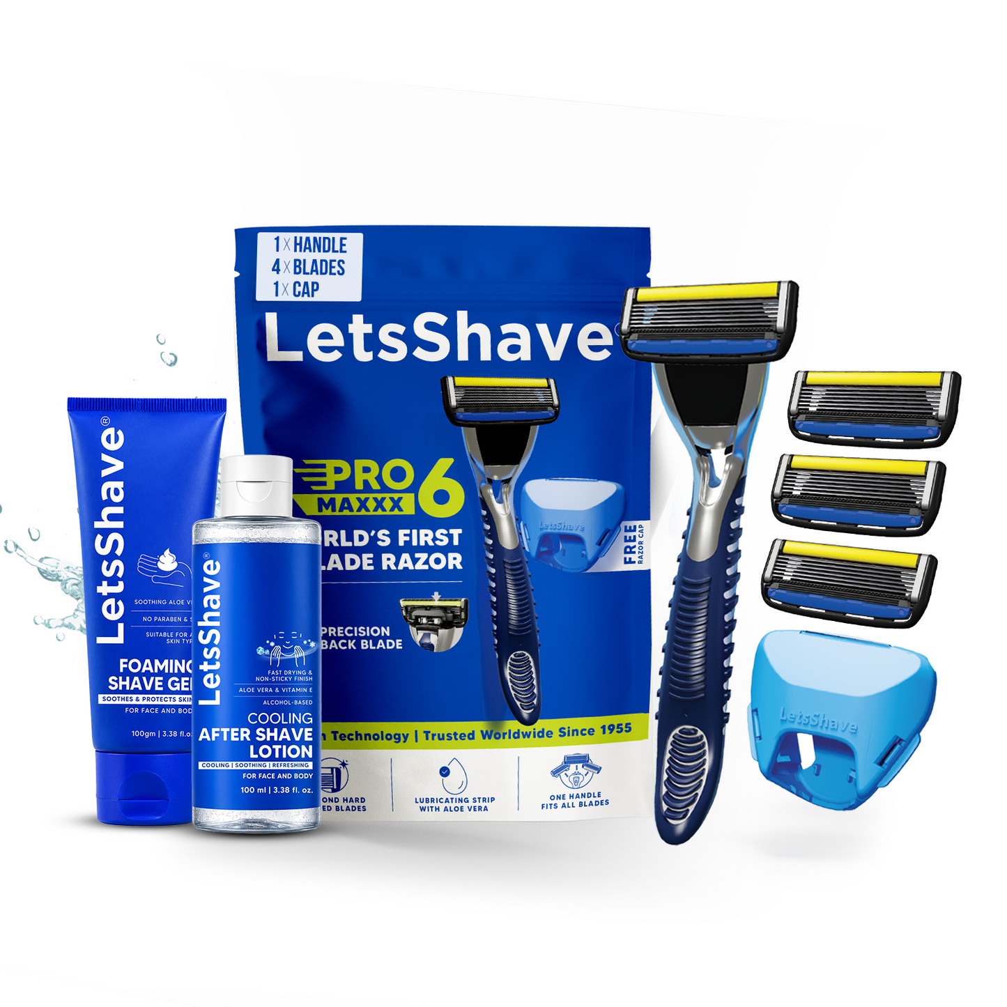 Pro 6 Maxxx Complete Shaving Kit for Men
