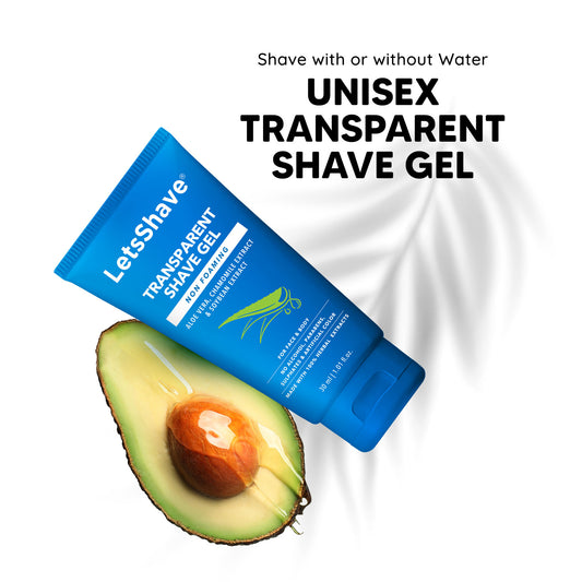LetsShave Skincare Combo – Evior Body Lotion + Transparent Shave Gel