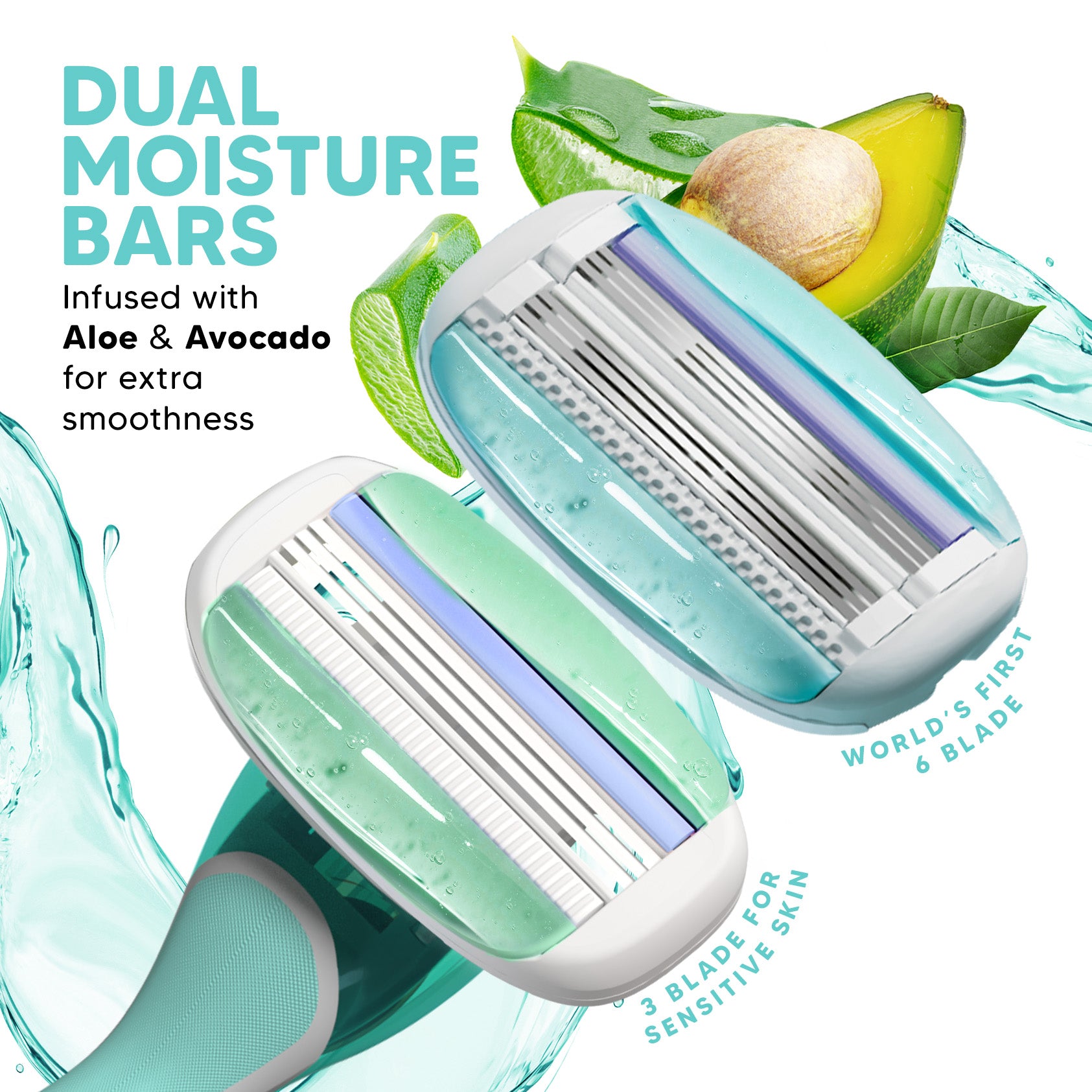 Evior Trial Pack for Women | 3 & 6 Blade Razor Kit | Letsshave