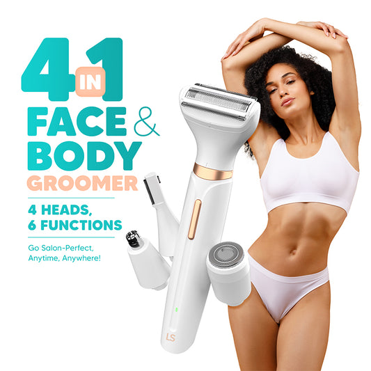 Evior 4-in-1 Face & Body Groomer with Evior 6 Razor