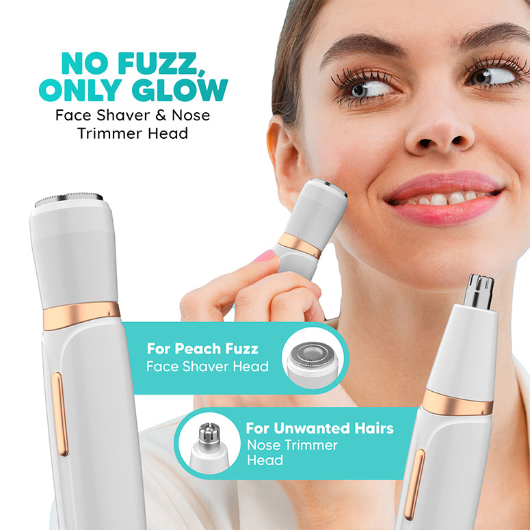 Evior 4-in-1 Face & Body Groomer with Evior 6 Razor