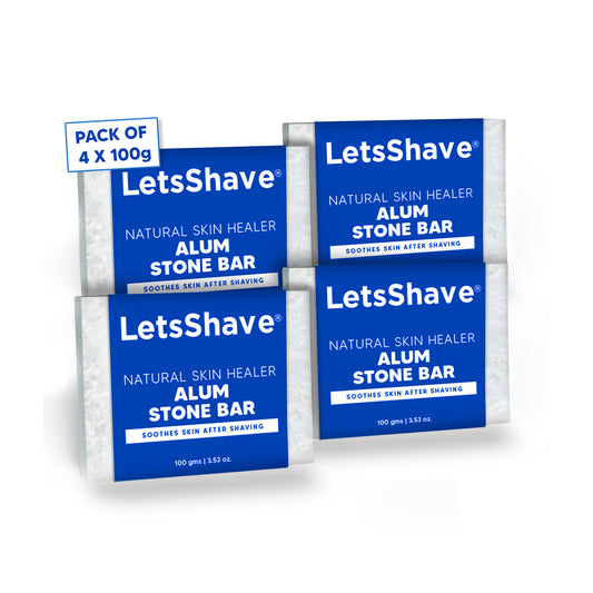 Alum Stone Bar (Fitkari) | Natural Skin Healer & After Shave Care 100g(Pack of 4)