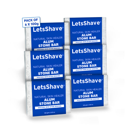 Alum Stone Bar (Fitkari) | Natural Skin Healer & After Shave Care 100g(Pack of 6)