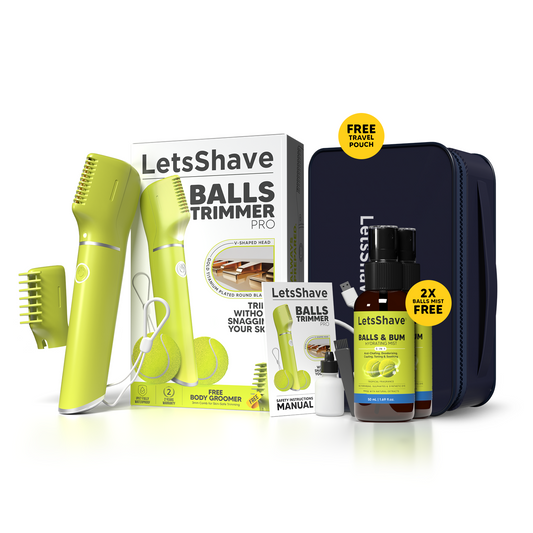 The Confident Dad Upgrade | Balls Trimmer Pro Kit + FREE 2x Balls & Bum Mist + Travel Pouch