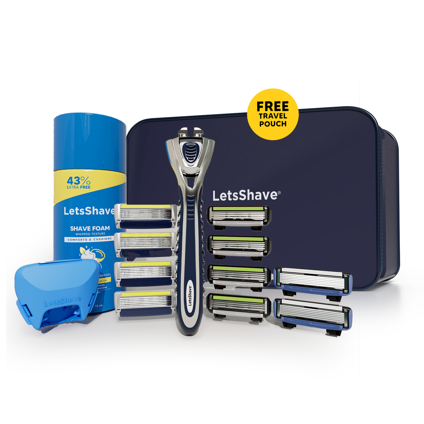 The Legendary Dad Upgrade | 1-Year Shaving Kit + FREE Travel Pouch & Shave Foam