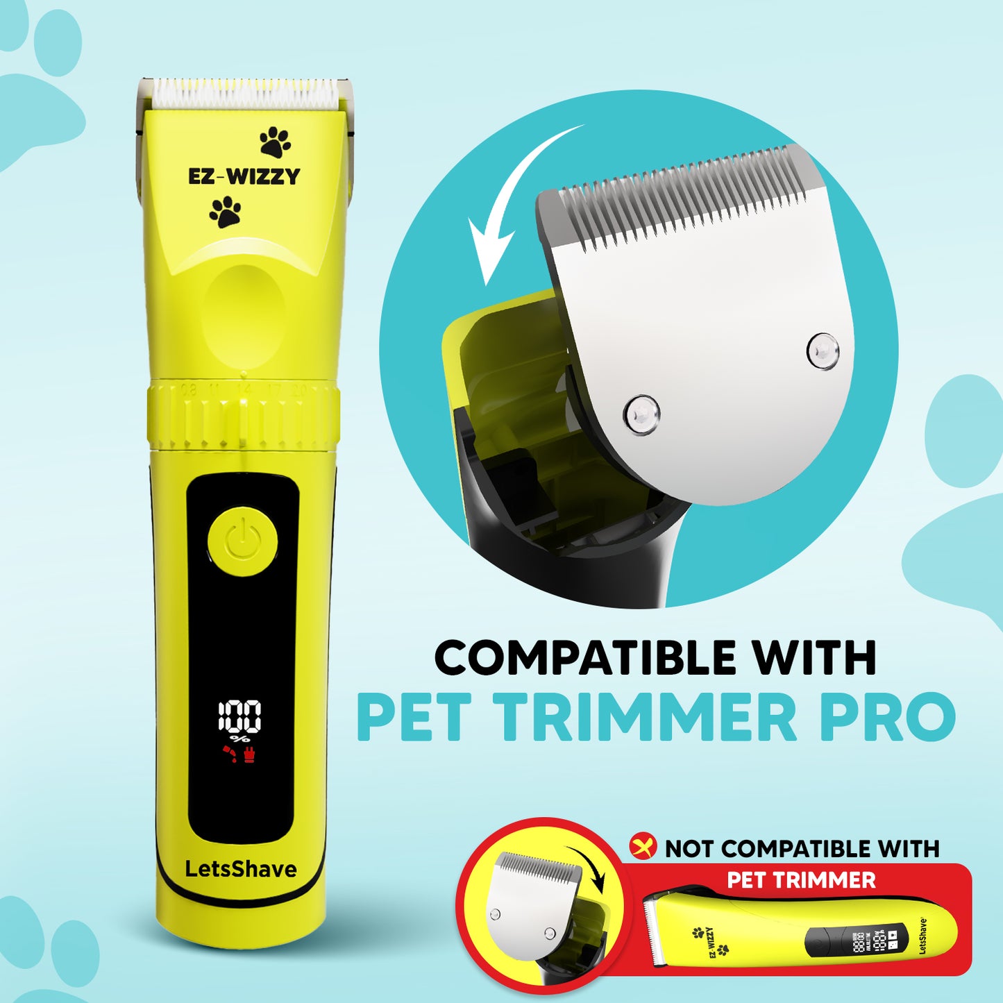 Ez-Wizzy Pet Trimmer Pro Blade – (Compatable With New Pro Model Trimmer)