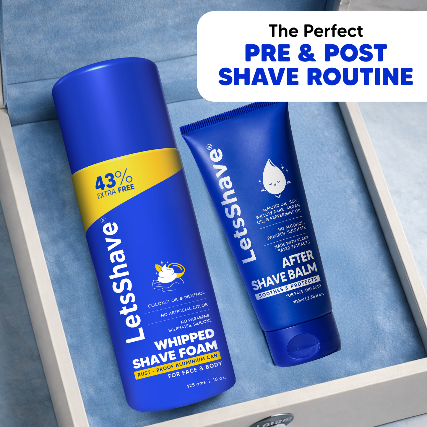 Shave Foam (425g) + After Shave Balm (100ml) Combo