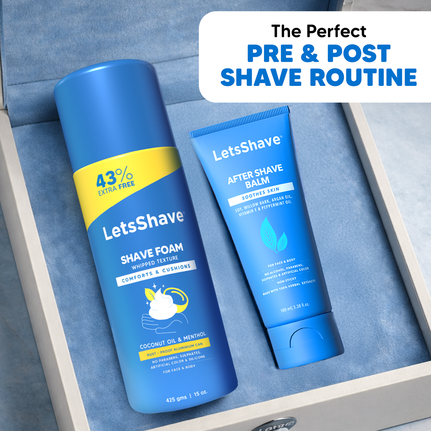 Shave Foam (425g) + After Shave Balm (100ml) Combo