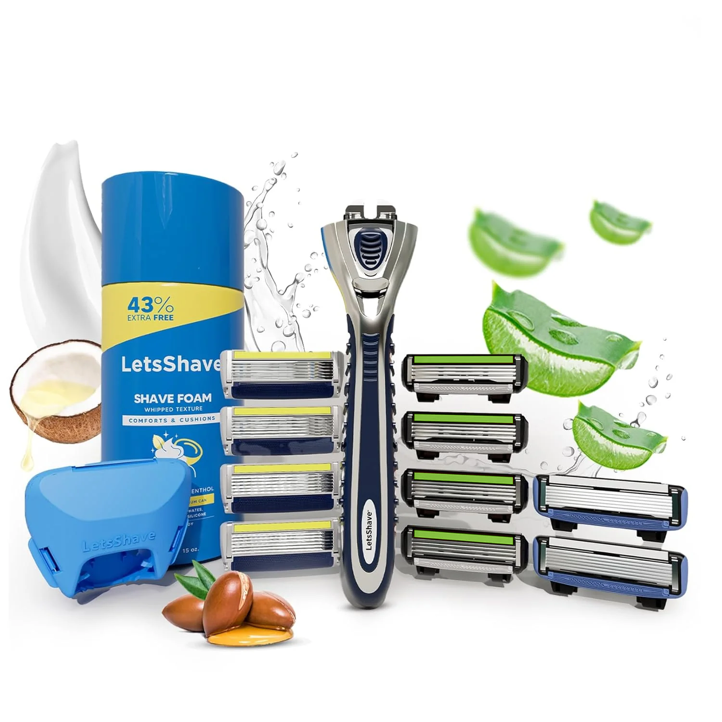 1-Year Shaving Kit | World’s first 6-Blade Complete Shaving Kit for Men