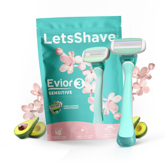 Evior 3 Sensitive Razor | 1 Handle + 1 Blade | Special Price