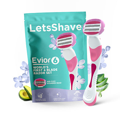Evior 6 Razor | World's First 6-Blade Razor For Women | Special Price