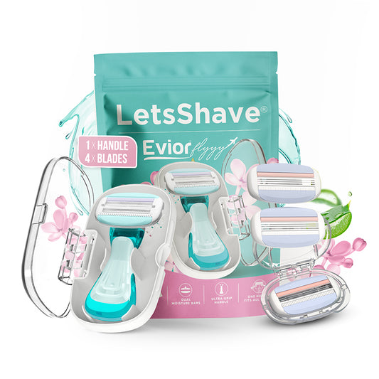 Evior Flyyy Razor Value Set – 1 Handle + 4 Blades