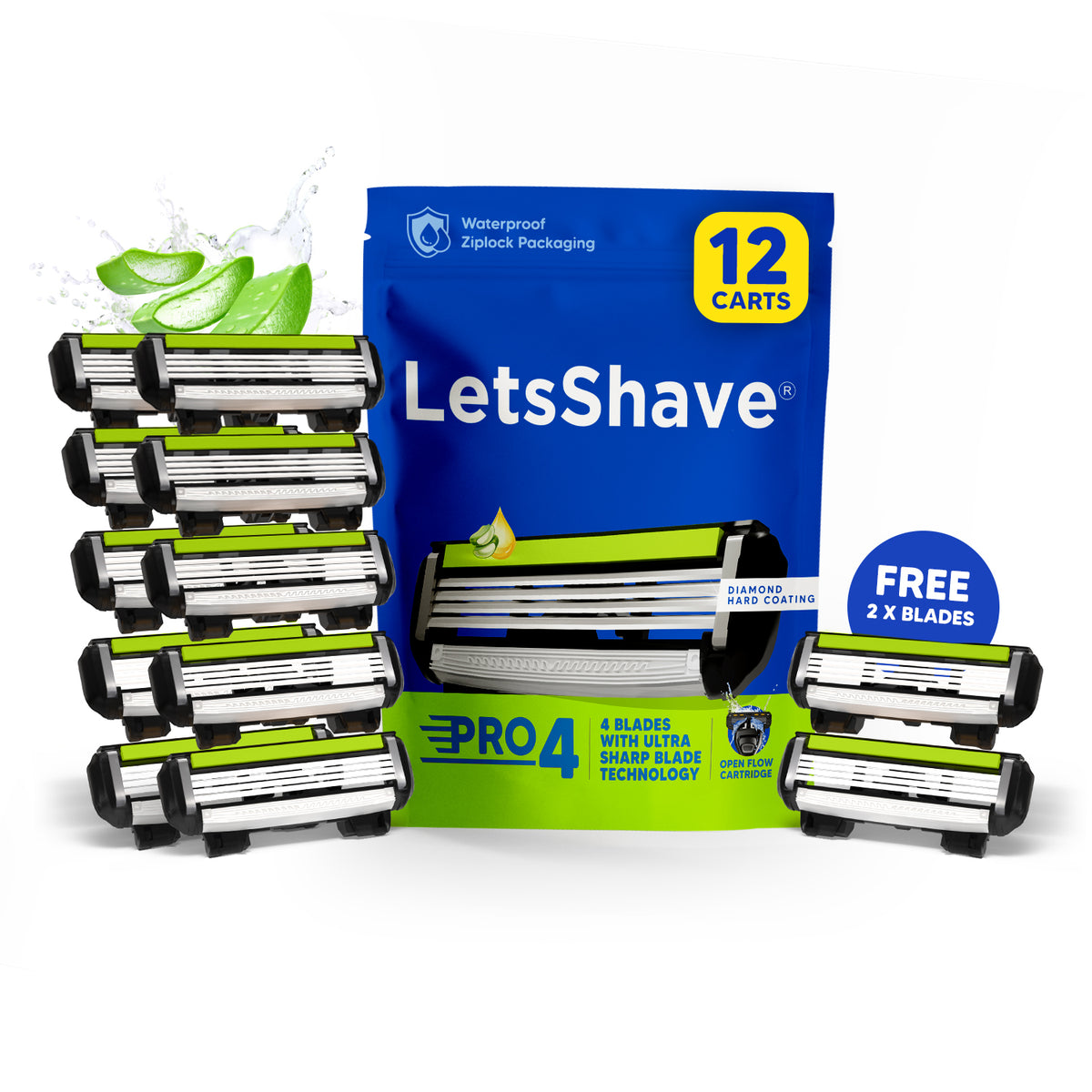 Pro 4 | Ultra-Sharp 4-Blade Cartridges Shaving System