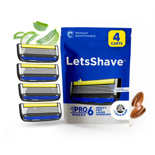 Pro 6 Maxxx | World's First 6-Blade Cartridges With Back Precision Trimmer