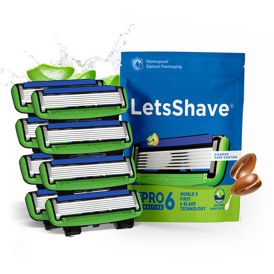 Pro 6 Sensitive Razor Blades – Pack of 8 Cartridges