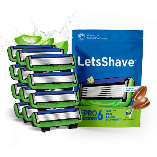 Pro 6 Sensitive Razor Blades – Pack of 12 Cartridges