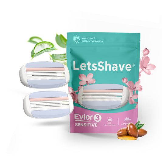 Evior 3 Sensitive Razor Blades – Pack of 2 Cartridges