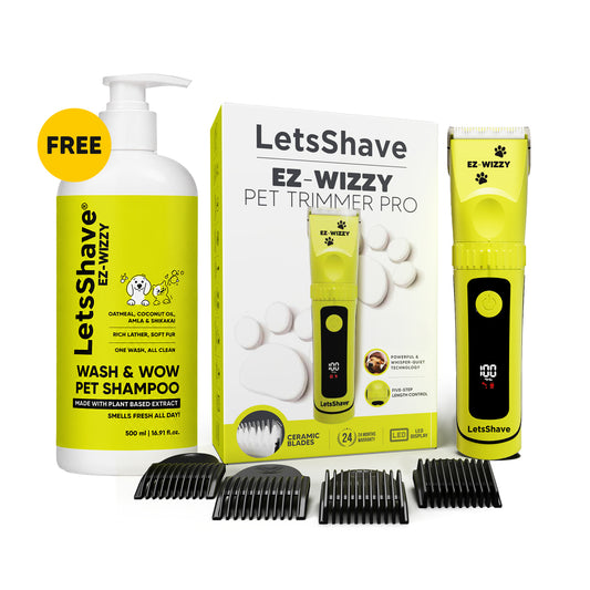 EZ-WIZZY Pet Trimmer Pro + FREE Pet Shampoo | Stress-Free Grooming for Happy Pets & Loving Owners