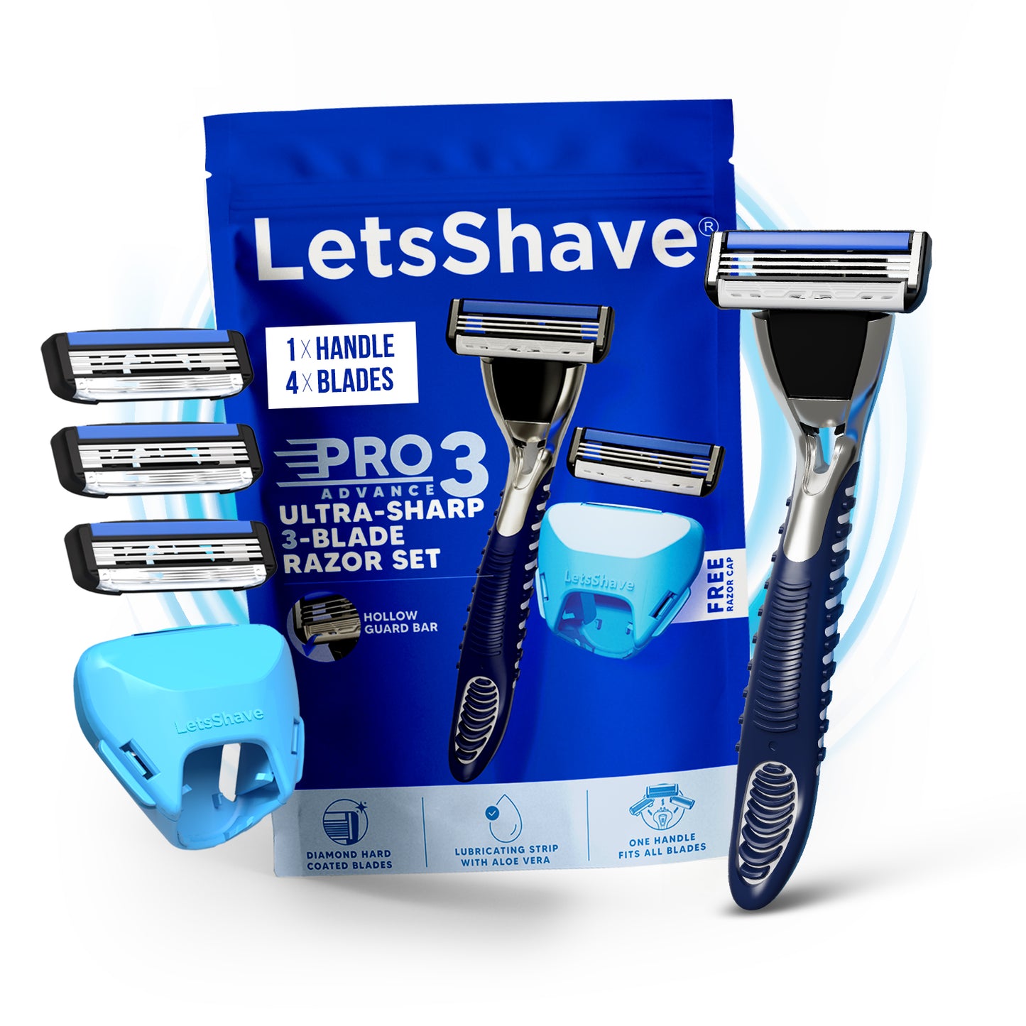 Pro 3 Advance Razor – Ultra-Sharp 3-Blade Razor For Men