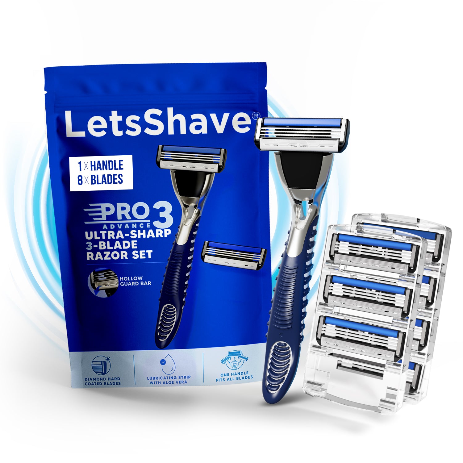 Pro 3 Advance Razor – Ultra-Sharp 3-Blade Razor For Men