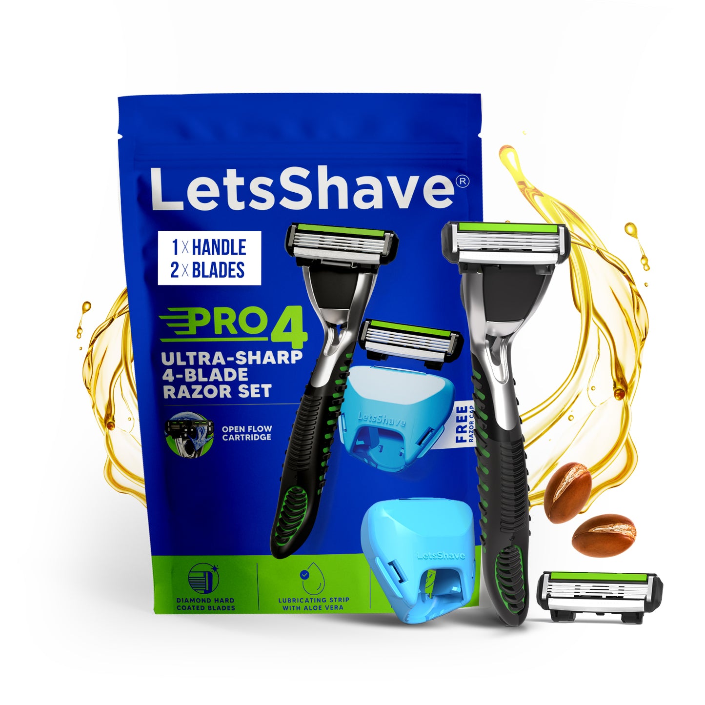 Pro 4 Razor with 2 blades - Cart Offer | Ultra-Sharp 4-Blade Shaving System