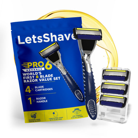 Pro 6 Advance Razor Value Set – World’s First 6-Blade Razor For Men