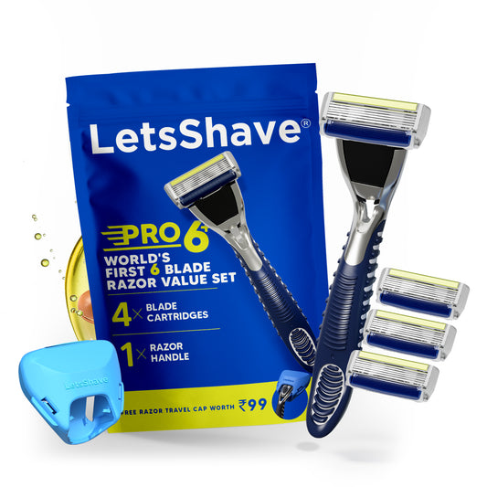 Pro 6 Plus Razor Value Set – World's First 6-Blade Razor