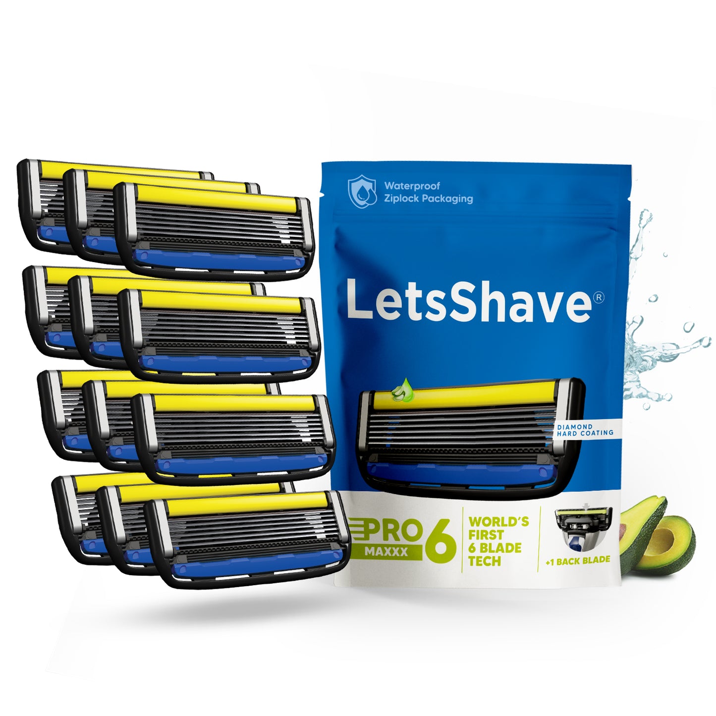 Pro 6 Maxxx | World's First 6-Blade Cartridges With Back Precision Trimmer