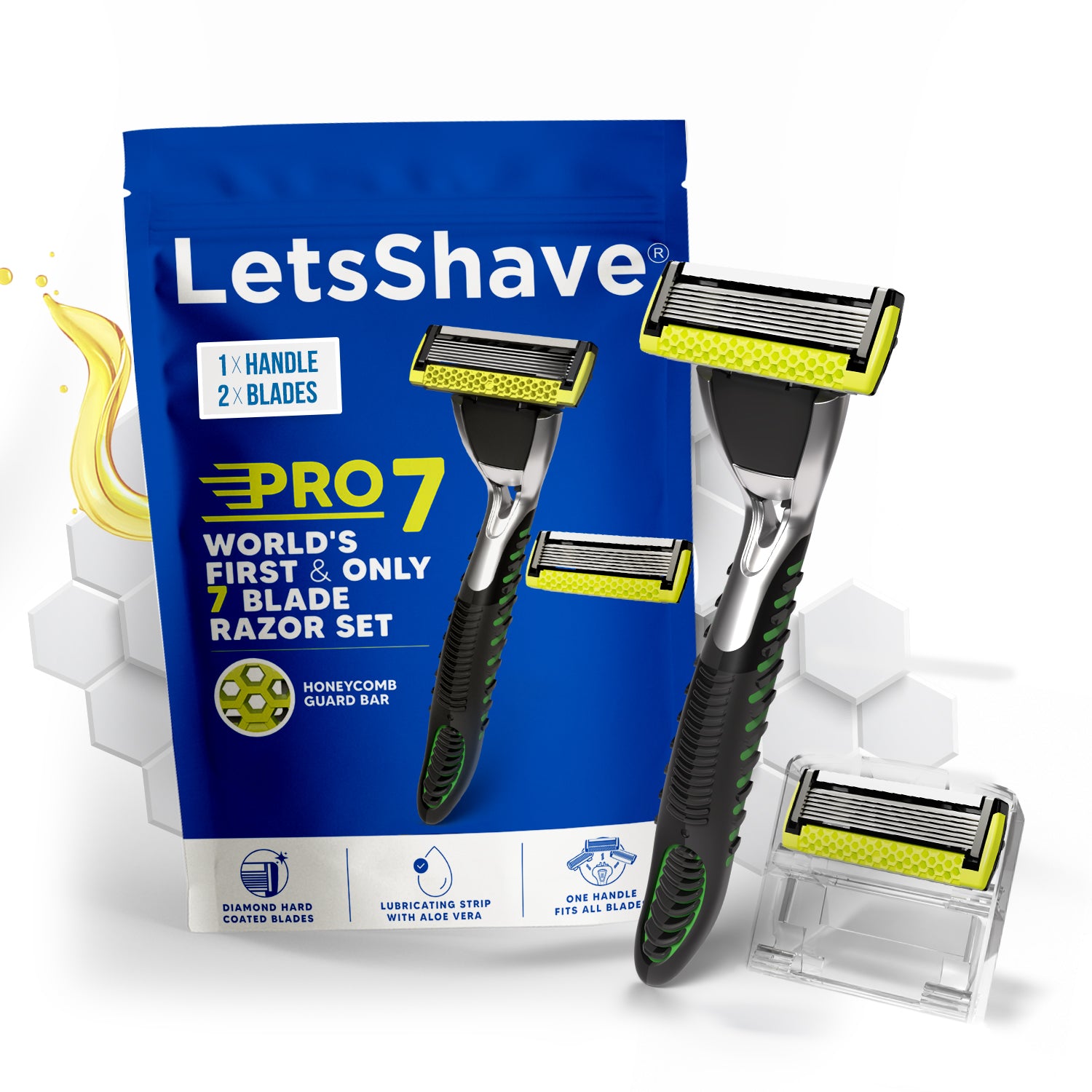 Pro 7 Max Razor Trial Set | World’s First 7-Blade Razor for Men