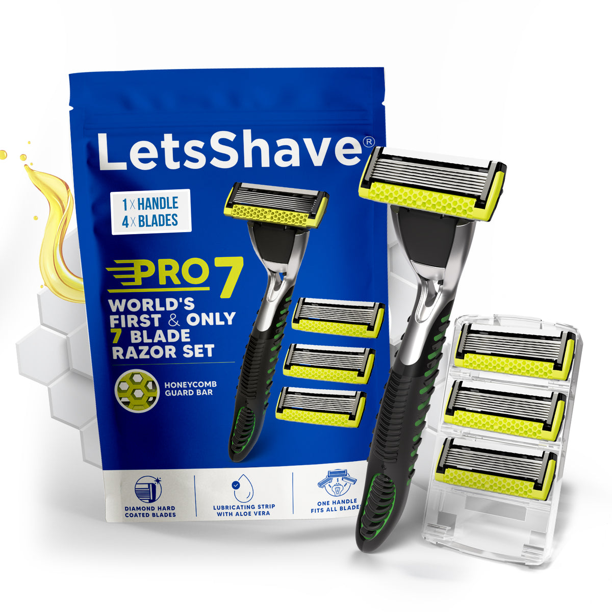 Pro 7 Max Razor Trial Set | World’s First 7-Blade Razor for Men