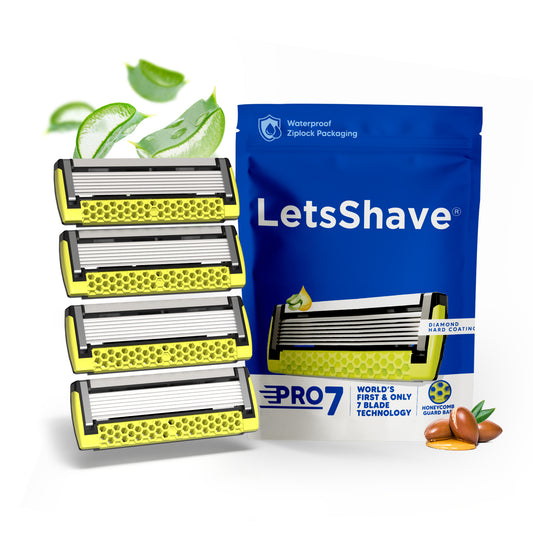 Pro 7 Max | World's First & Only 7 - Blade Razor Technology | Pack Of 4