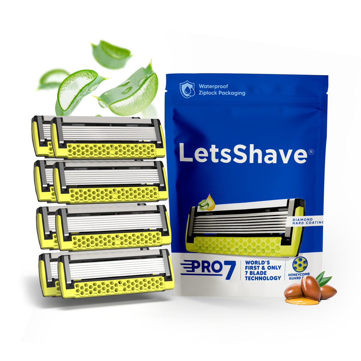 Pro 7 Max | Razor Blade Refills for Men  | World's First & Only 7 Blade Technology