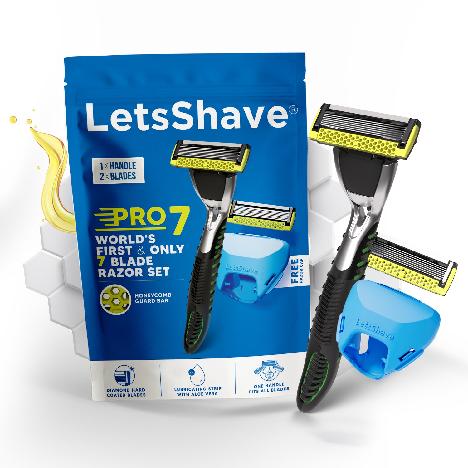Pro 7 Max Razor | World’s First 7-Blade Razor for Men